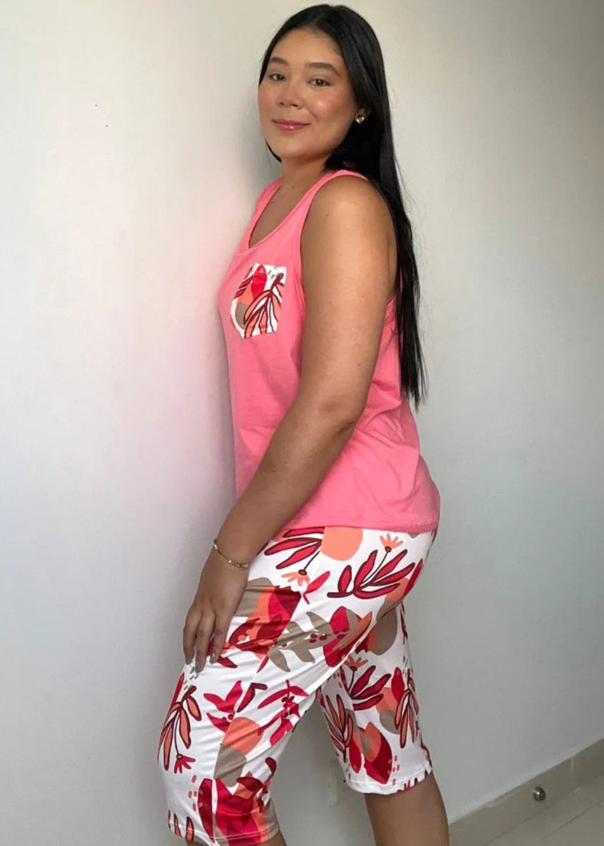 Conjunto Pijamas Plus Rosada