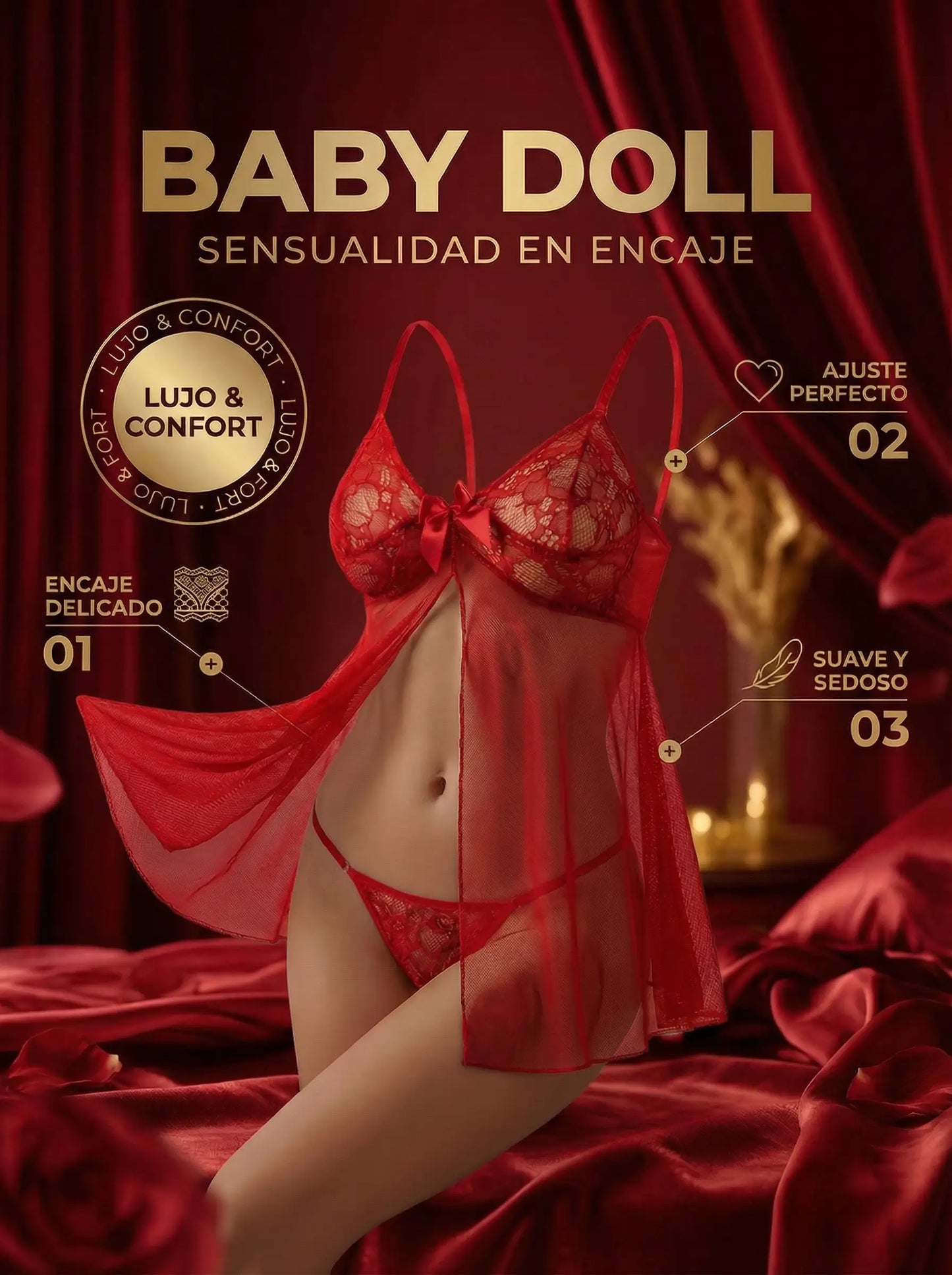 Baby Doll "Secretos de Encaje"