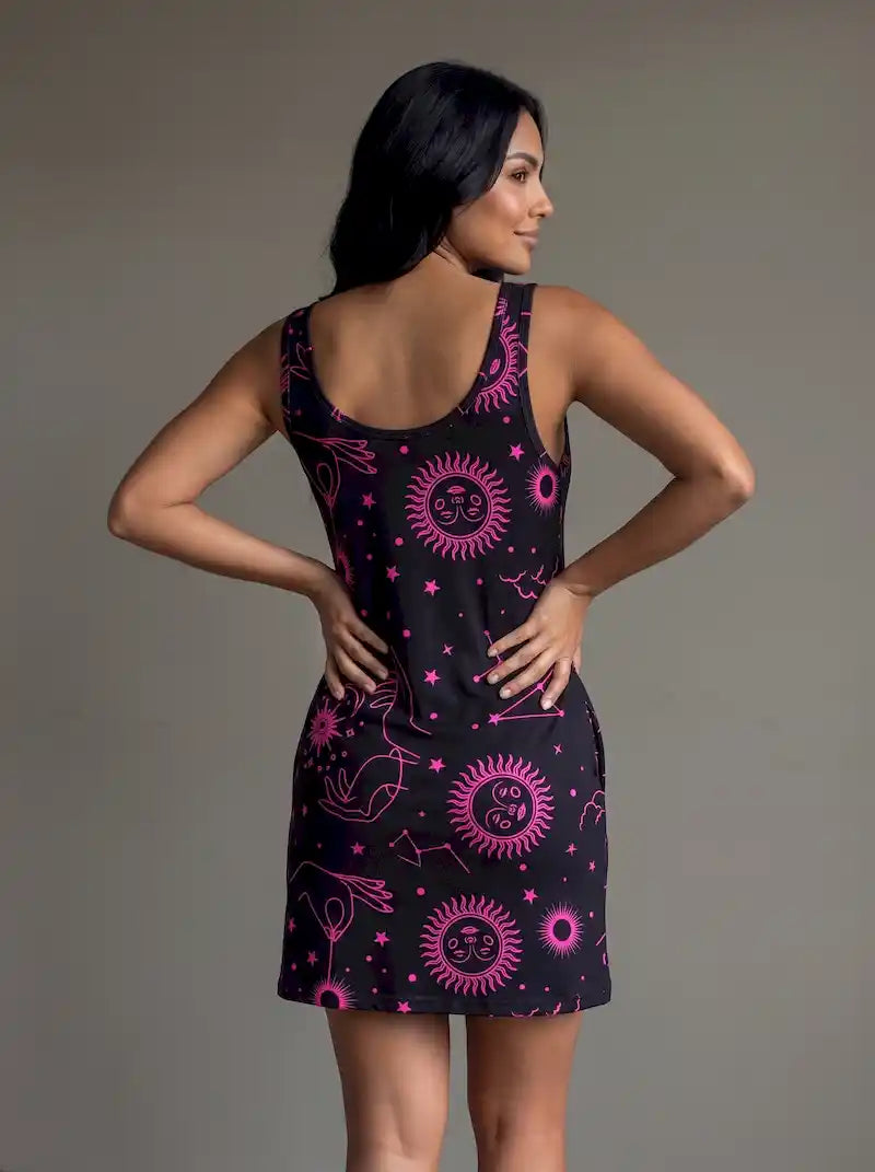 Batola Dama Estampada Astral Negra