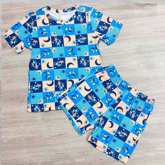 Pijama de Niño de Short y Camisa🦖