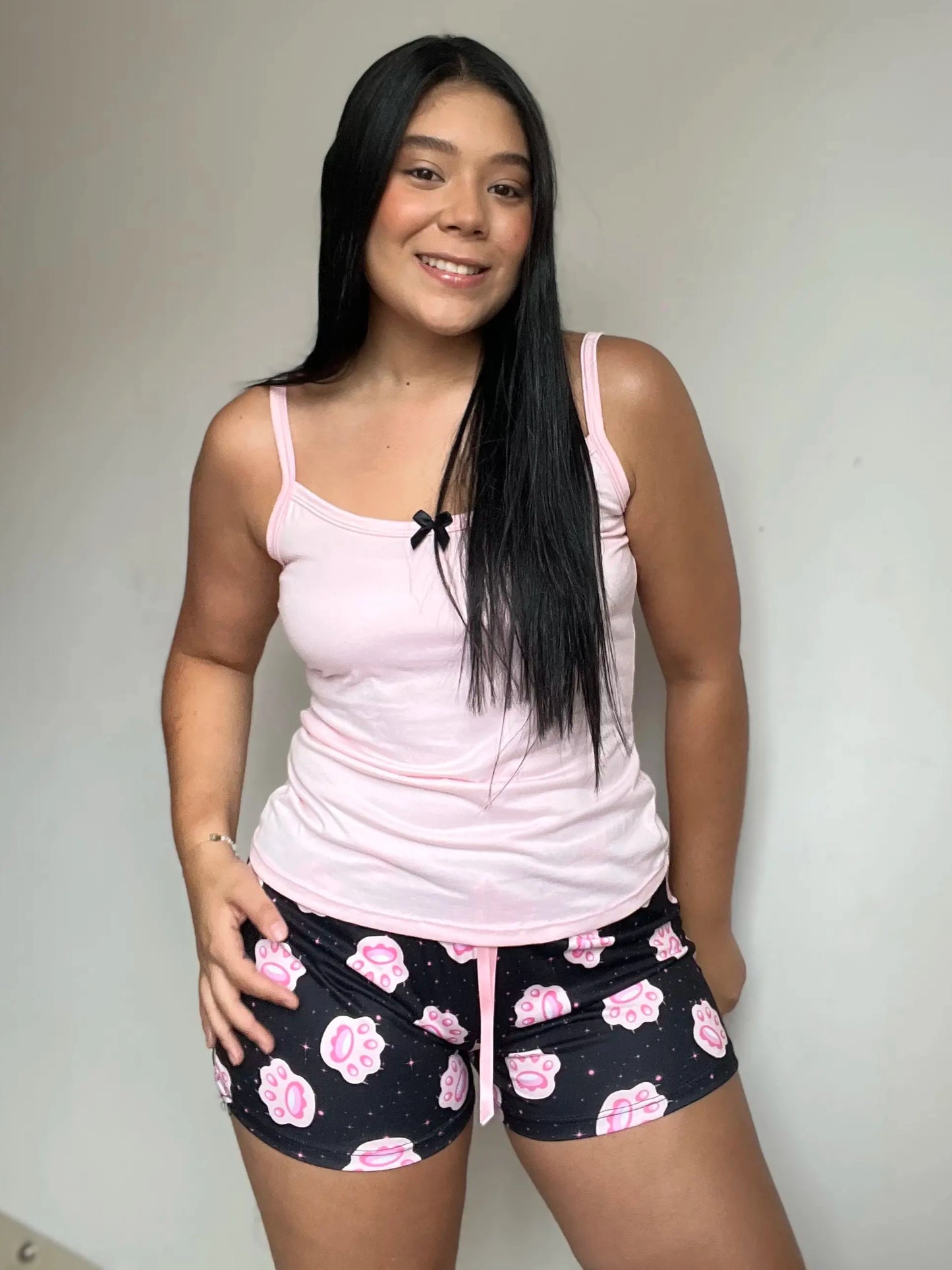 Conjunto Short Palo Rosa