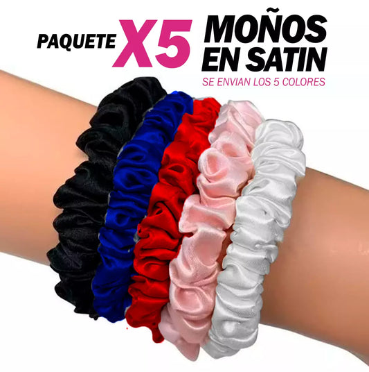 Paquete de 5 Monos en Satin