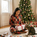Pijama Navideña Manga Larga para Mujer 🎅