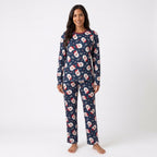 Pijama Navideña Manga Larga para Mujer 🎅