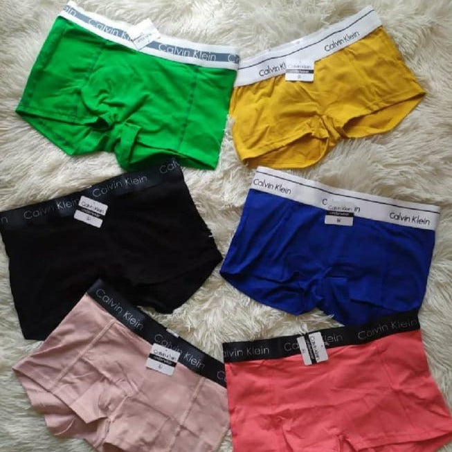 PACK X12 Boxer de Dama CK en Algodón