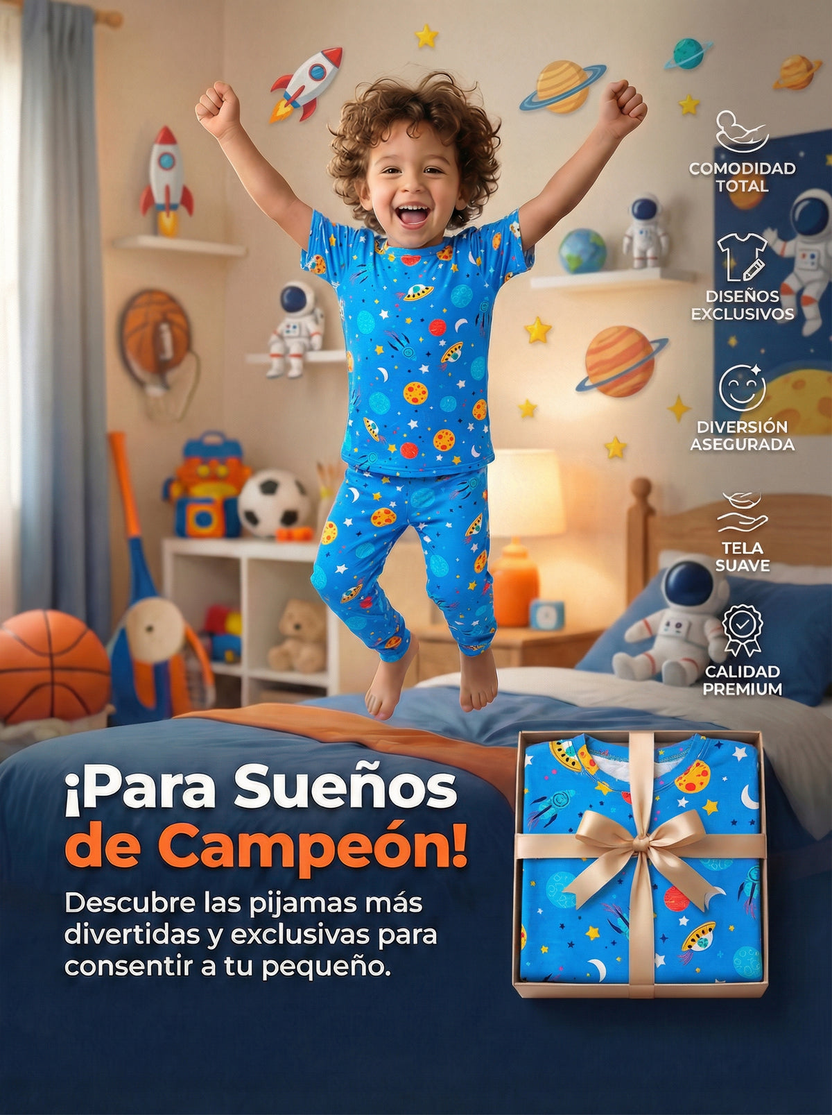 Pijama de Niño de Pantalón y Camisa