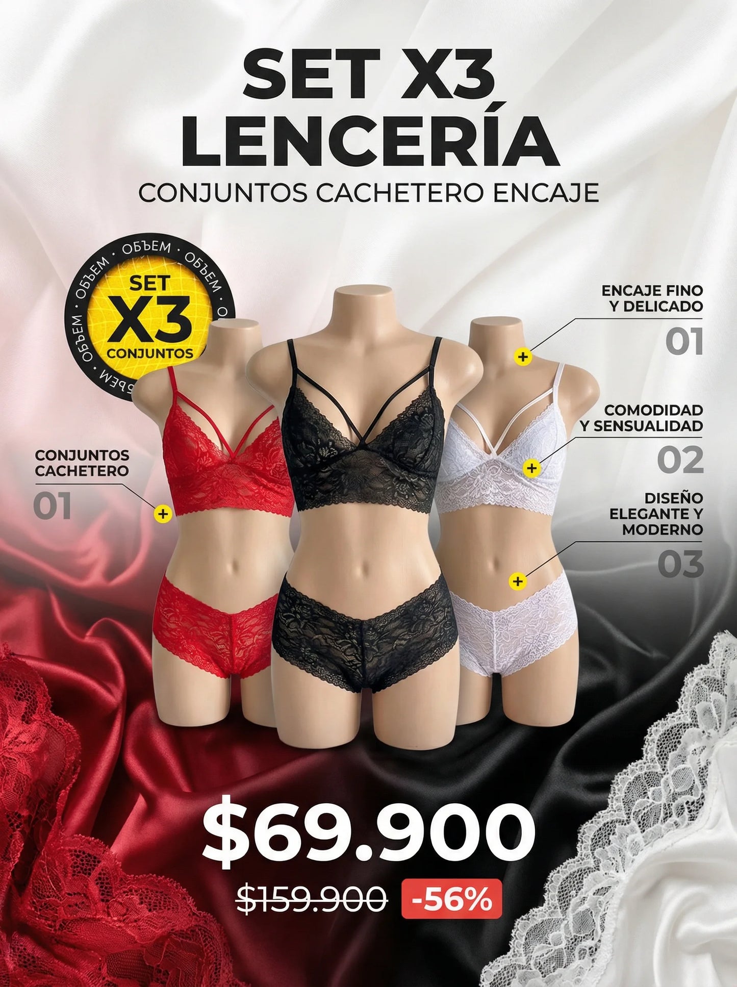 CONJUNTOS PACK X3