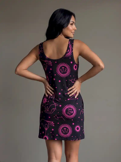 Batola Dama Estampada Astral Negra