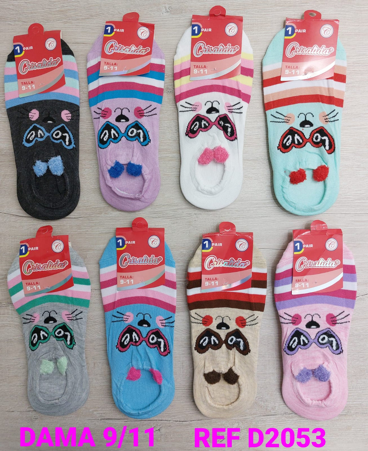 Set Baletas Dama x6 Unidades